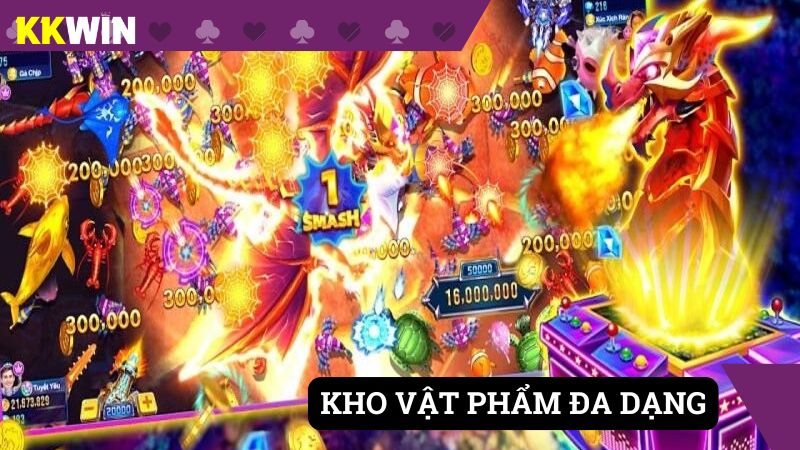 Xu thưởng có thể quy đổi thành nhiều vật phẩm
