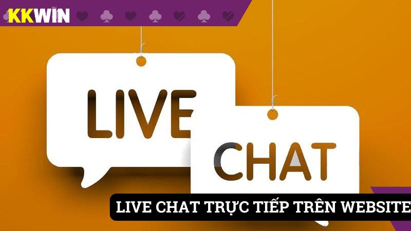 Chat live trực tiếp thông qua website