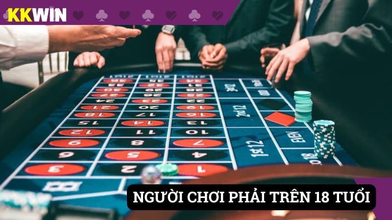 Người chơi phải 18+ trở lên để tạo tài khoản