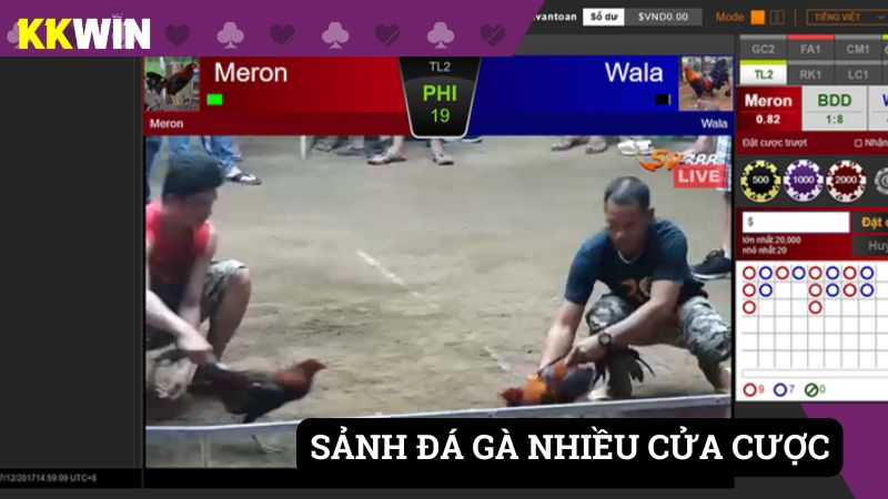 Sảnh chơi nhiều cửa cược để anh em chốt kèo