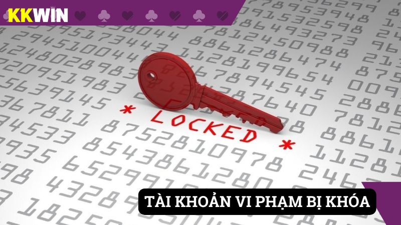 Người chơi vi phạm có thể bị khóa account