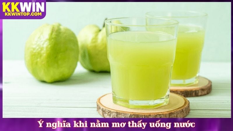 Ý nghĩa khi nằm mơ thấy uống nước