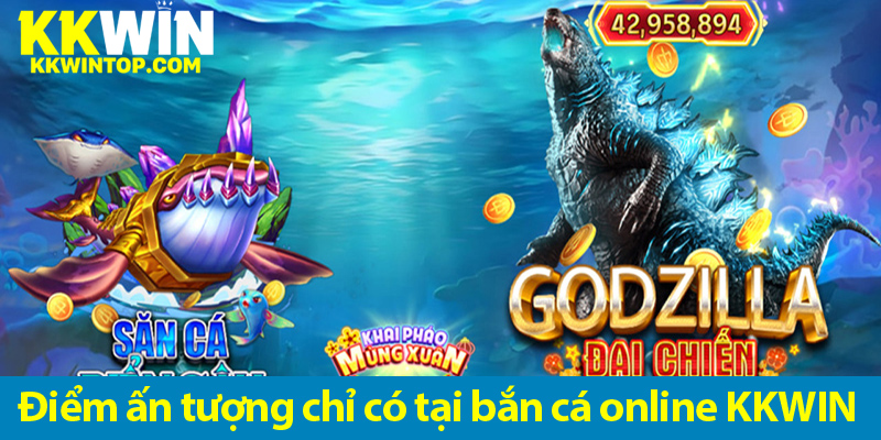 Chơi bắn cá online đổi thưởng KKWIN, rinh tiền mặt cực khủng