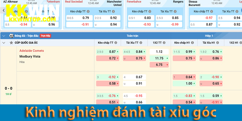 Kinh nghiệm đánh tài xỉu góc thắng liên tục cho anh em áp dụng