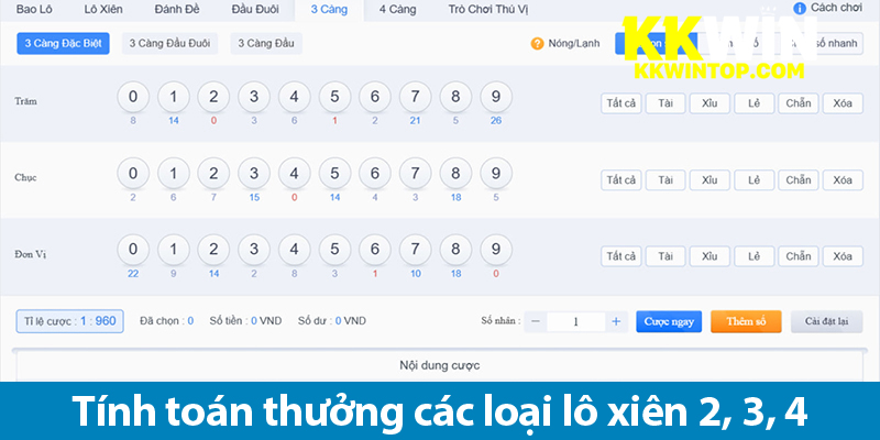 Khám phá về đánh lô xiên - Cách tính thưởng, chiến thuật chơi hiệu quả nhất